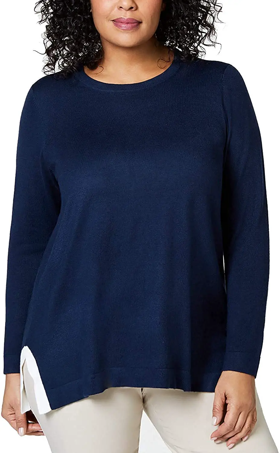 Plus Size Nylon Sweater 02