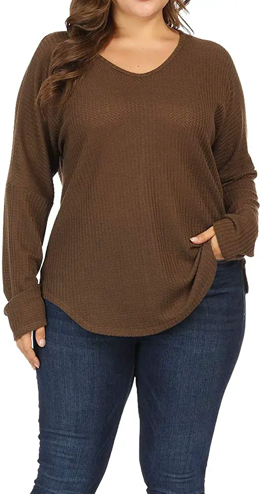Plus Size Polyester Sweater 06