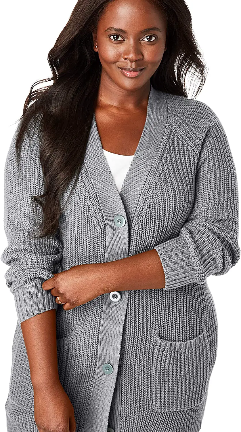 Plus Size Ribbed Sweater 11