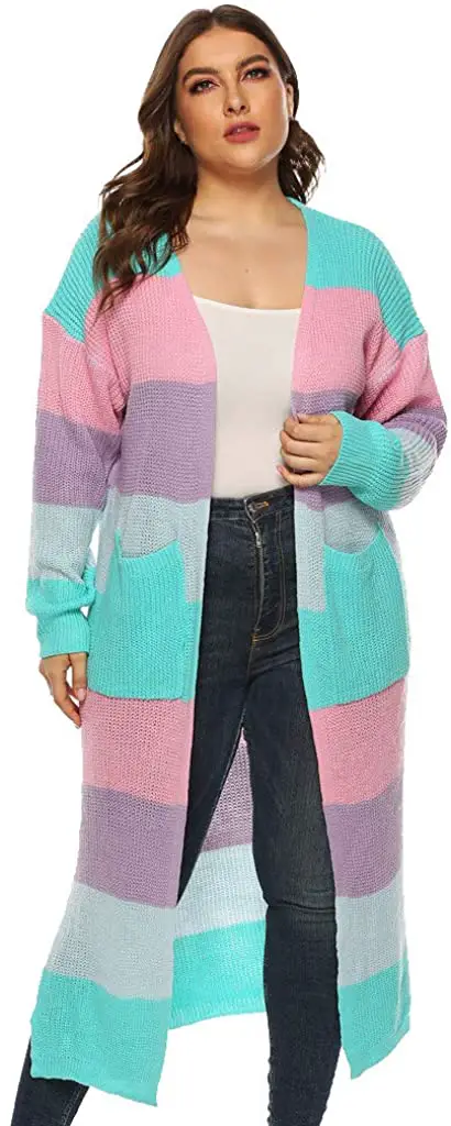 Plus Size Sweater Coat 10