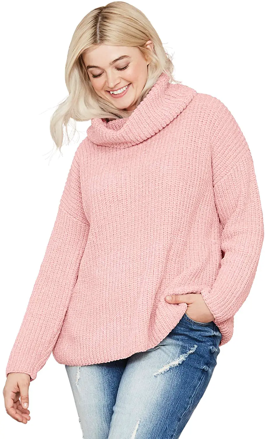Plus Size Turtleneck Sweater 02