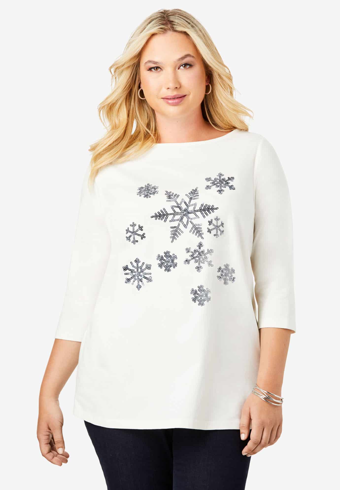 Cute plus clearance size christmas sweaters