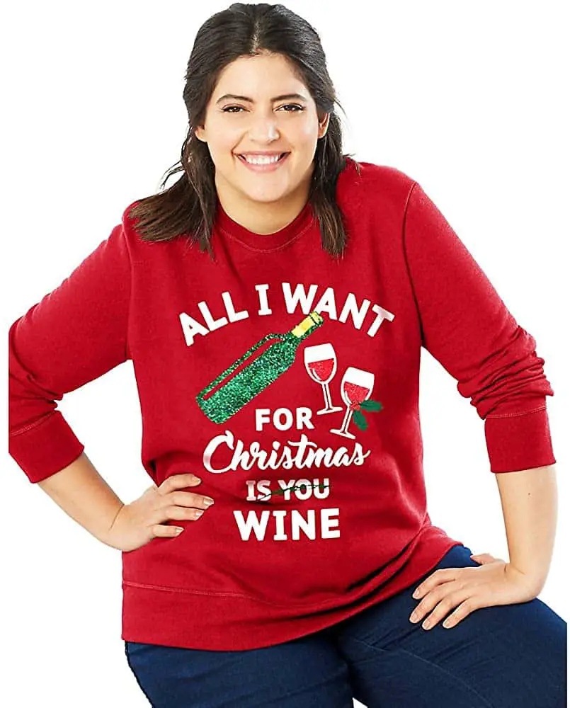 Funny plus clearance size christmas sweaters