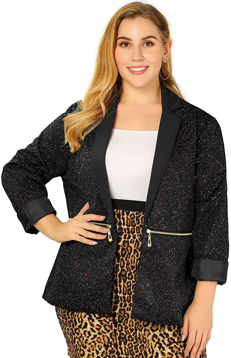 Plus Size Classic Blazer 05