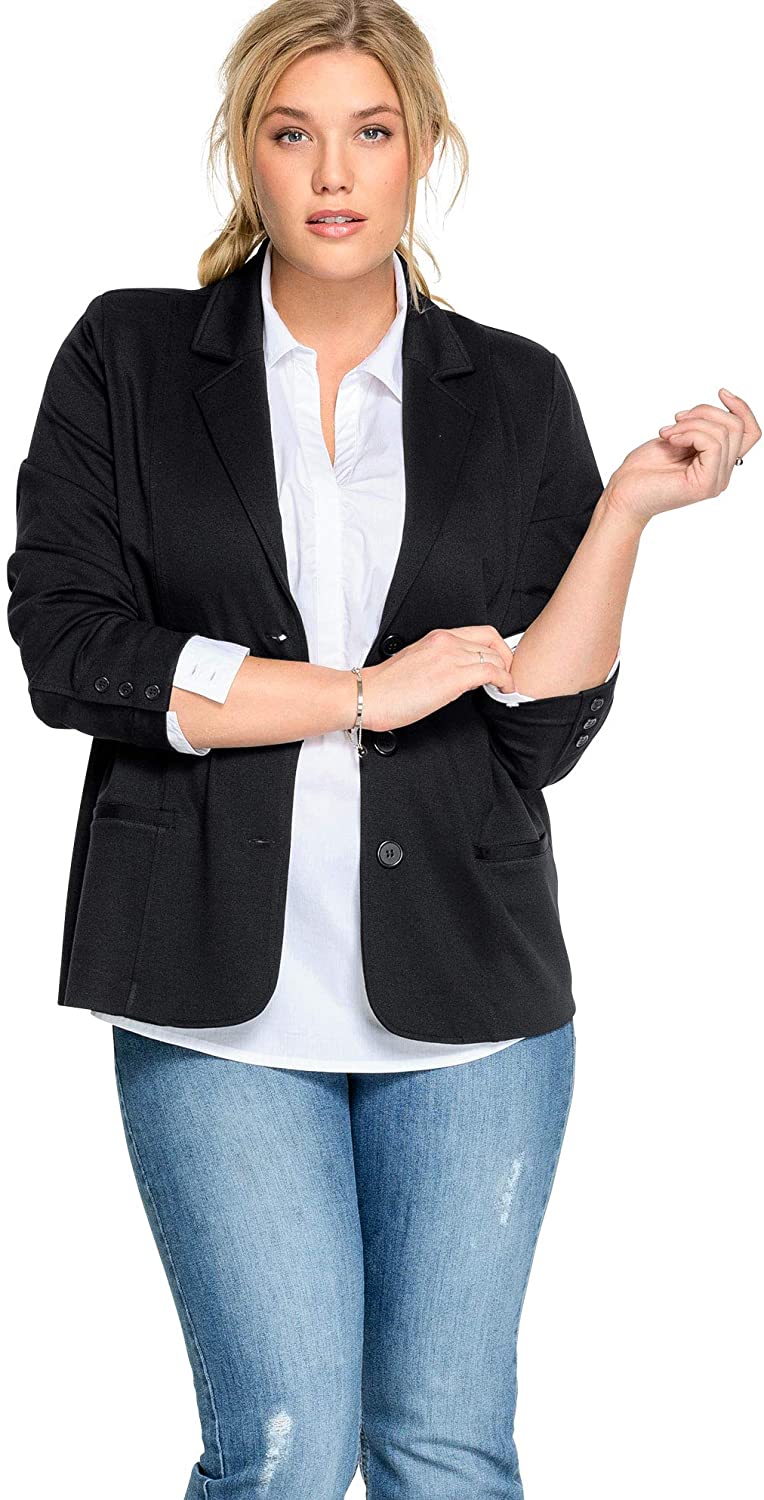 Plus Size Classic Blazer 09