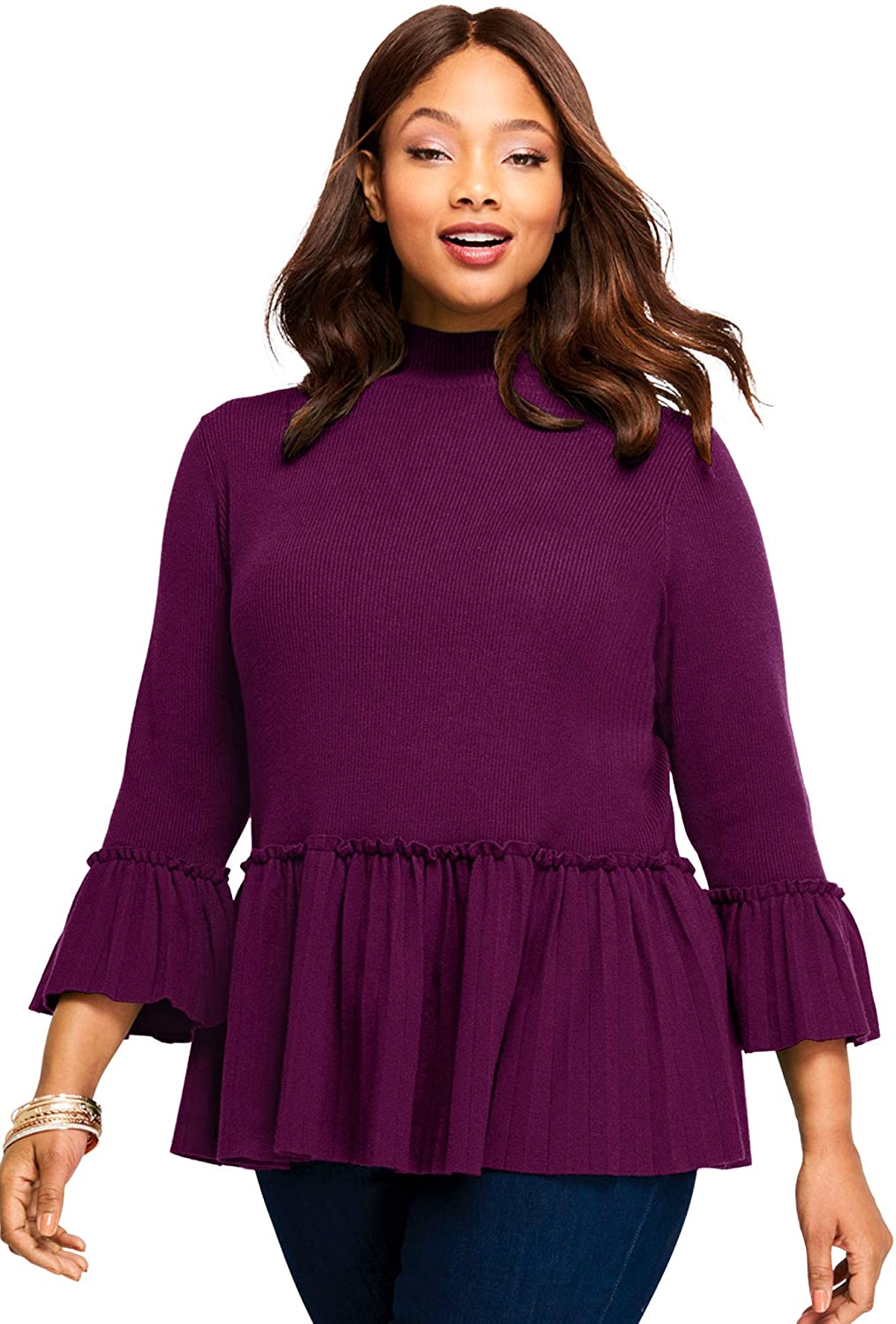 Plus Size Knit Ensemble 02