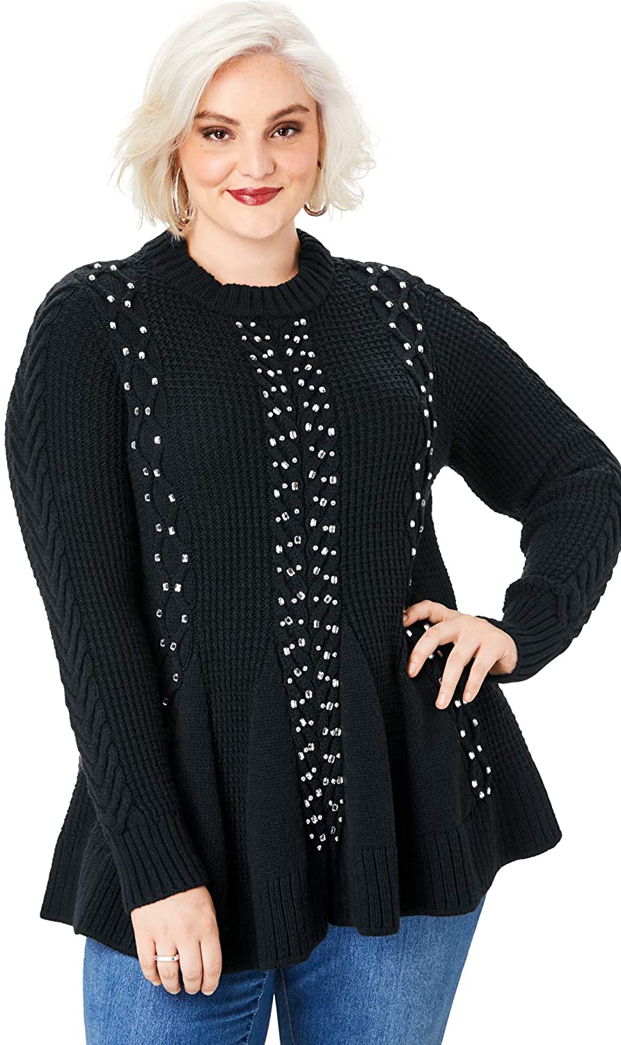 Plus Size Knit Ensemble 08