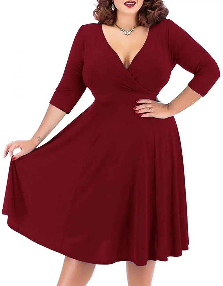 59 Of The Most Flattering Cocktail Dresses For Plus Size Women