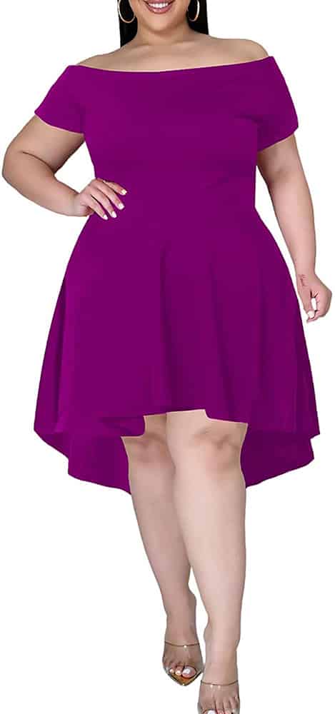 Dresses For Large Bottoms Asymmetric 10