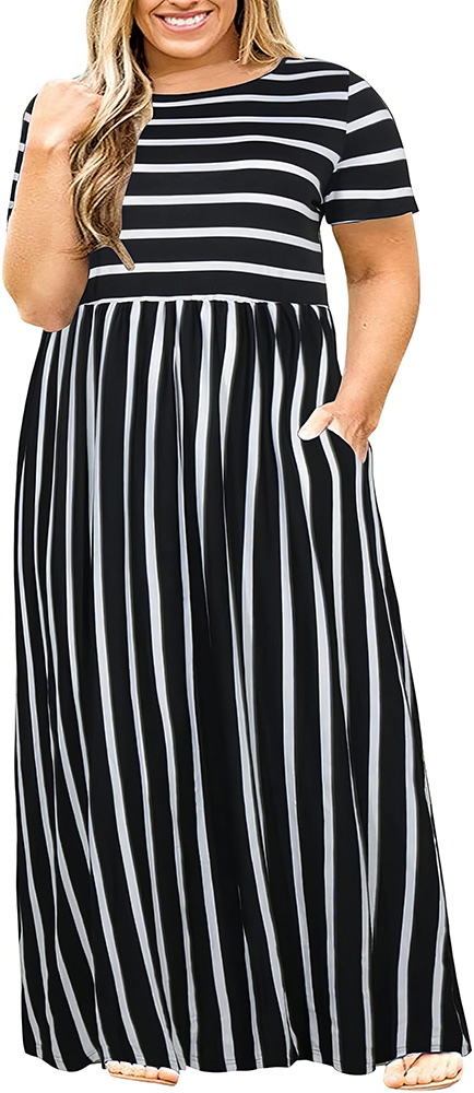 How Plus Size Can Wear - Stripes - Elongate & Flatter- 03