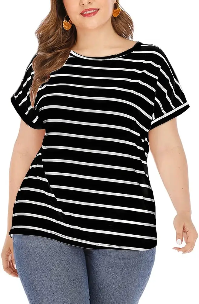 How Plus Size Can Wear Stripes - Horizontal - 04