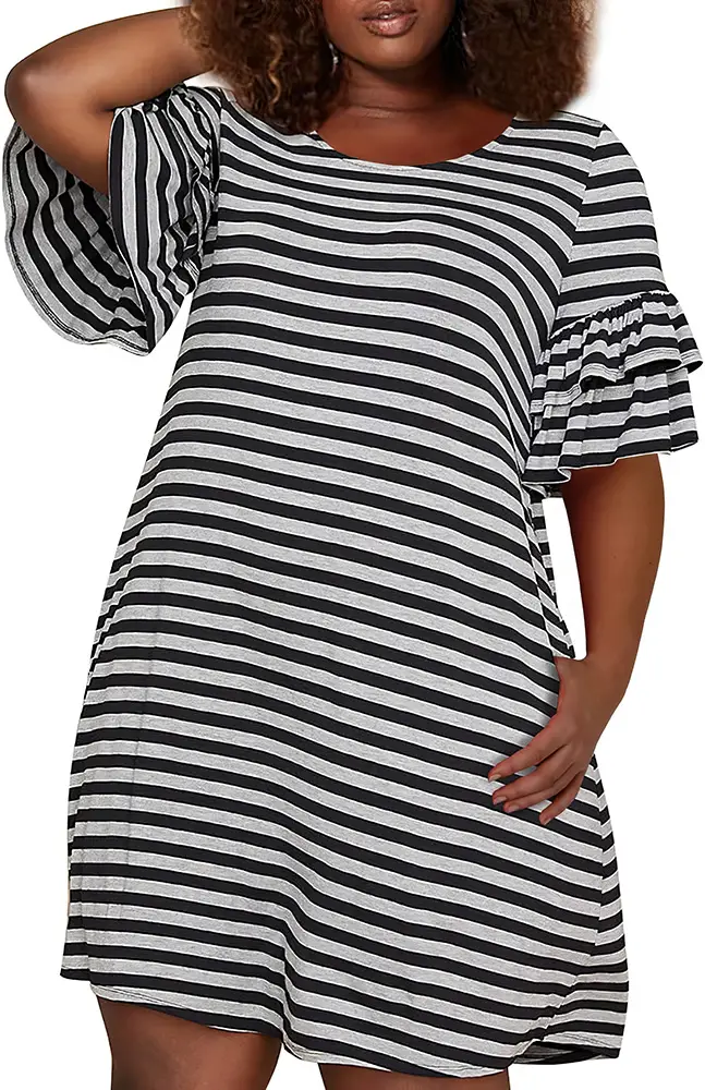 How Plus Size Can Wear Stripes - Horizontal - 05