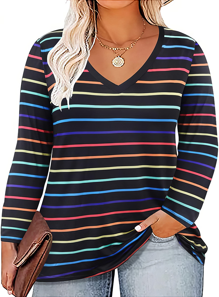 How Plus Size Can Wear Stripes - Horizontal - 08