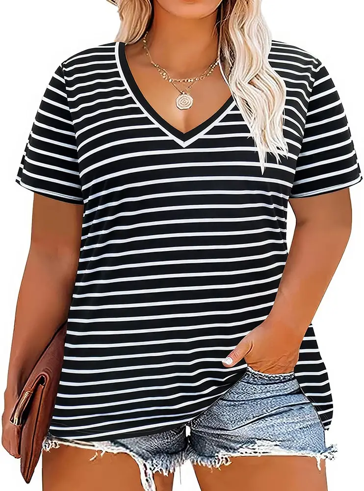 How Plus Size Can Wear Stripes - Horizontal - 09