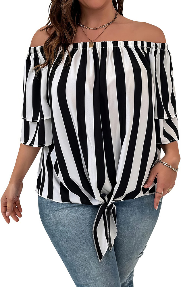 How Plus Size Can Wear Stripes - Thick - 05