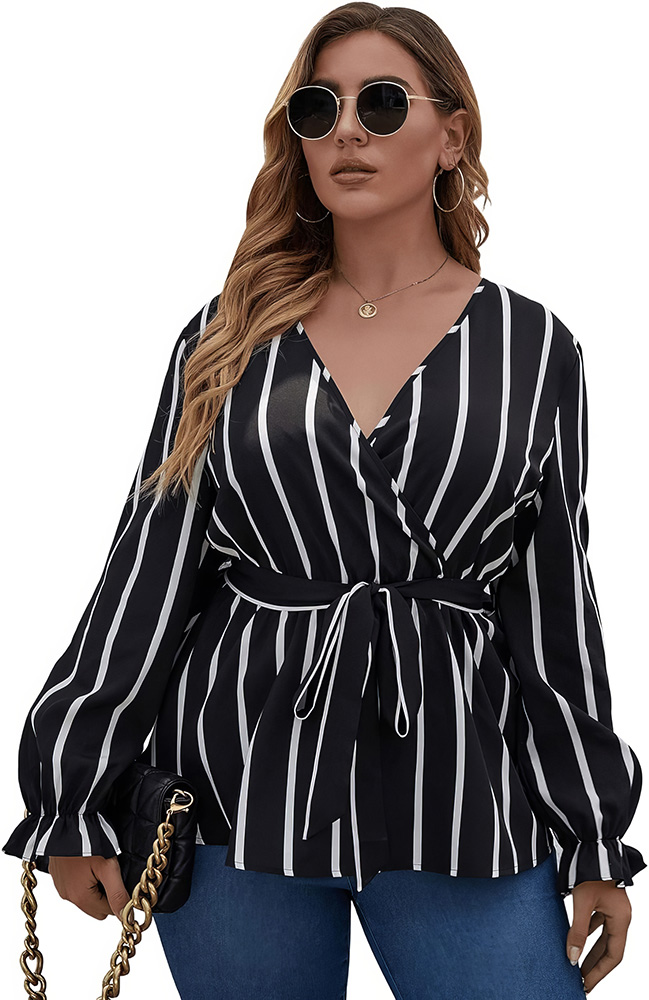 How Plus Size Can Wear-Stripes - Vertical - 03