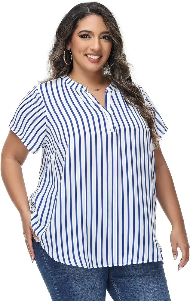 How Plus Size Can Wear-Stripes - Vertical - 04