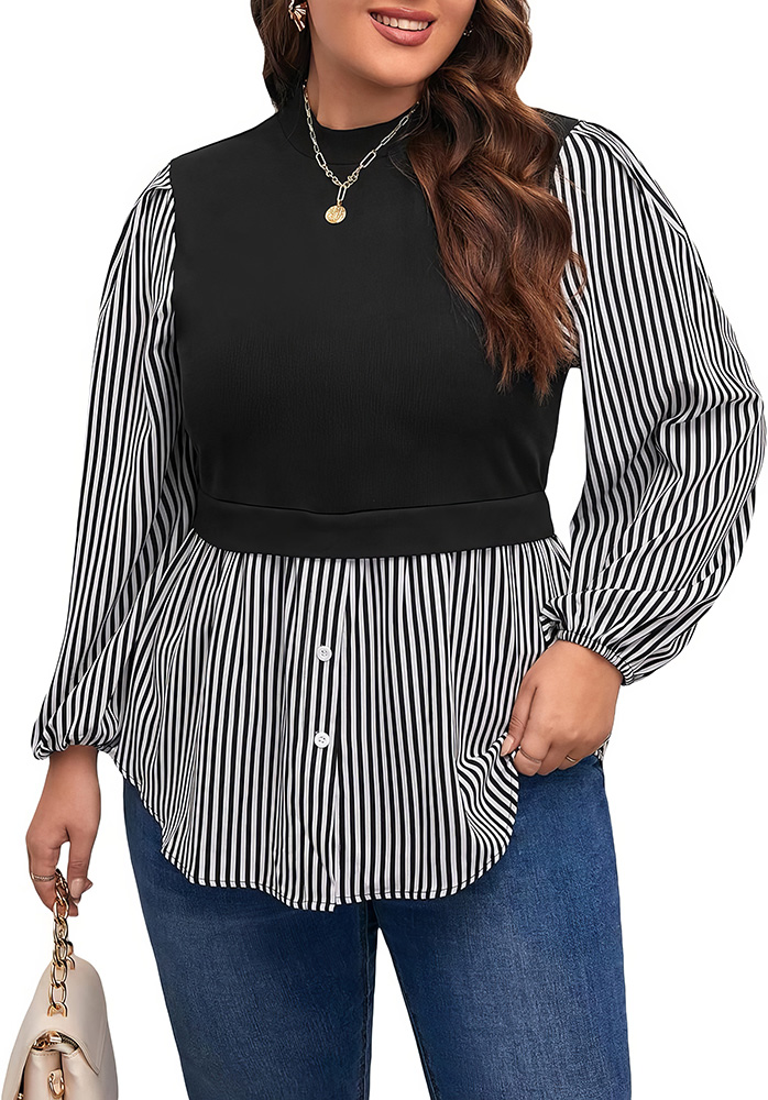 How Plus Size Can Wear-Stripes - Vertical - 11