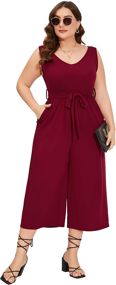 Plus Size Jumpsuit For Chunky Thighs - 06