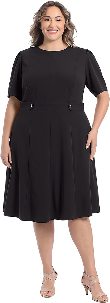Plus Size Wardrobe Staples - Little Black Dress - 06